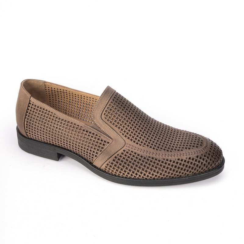 Туфли летн.муж. R17924-MR-7353-manila-nubuk кожа-кожа темно-бежевый